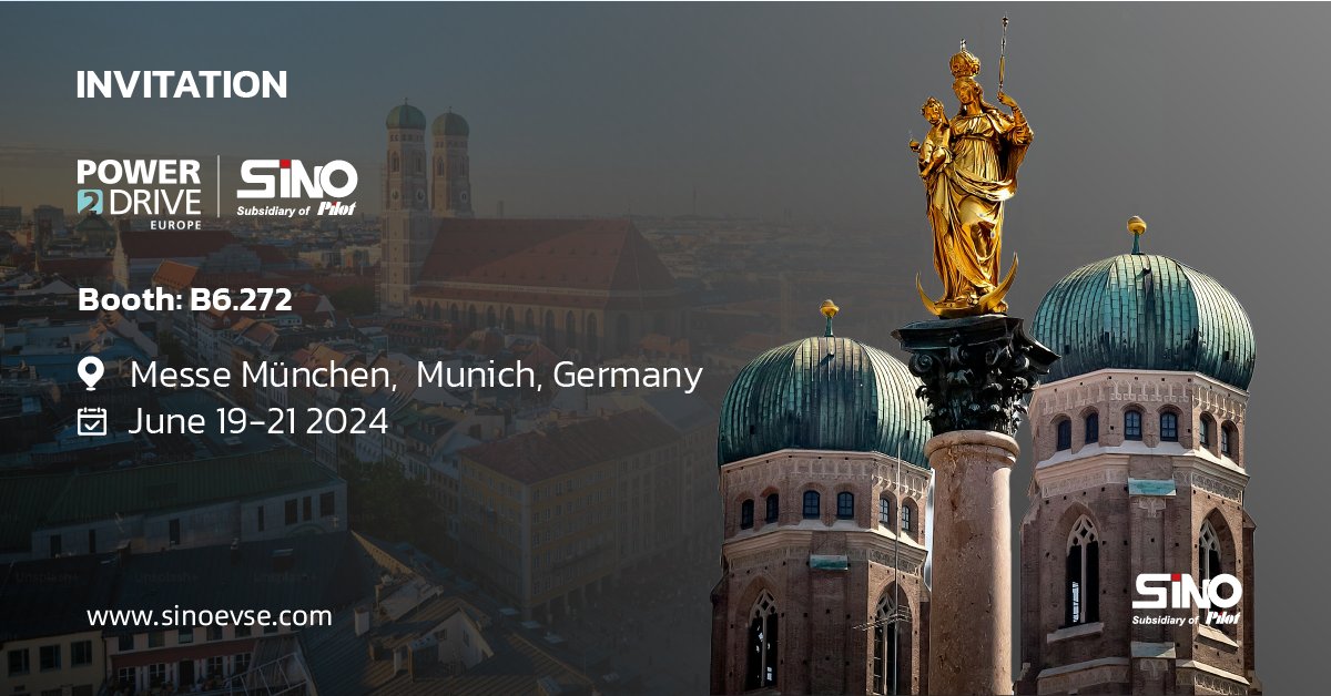 Exhibition Preview | Meet Sino Energy At Power2Drive Europe 2024! 
🗓️ Date: June 19-21, 2024
🚀 Booth: B6.272 
📍 Venue: Messe München, 81823 Munich, Germany
Learn more:➡️ sinoevse.com/exhibition-pre…💡🔗

Get ready to visit us! 🌐🔥We can't wait to welcome you!