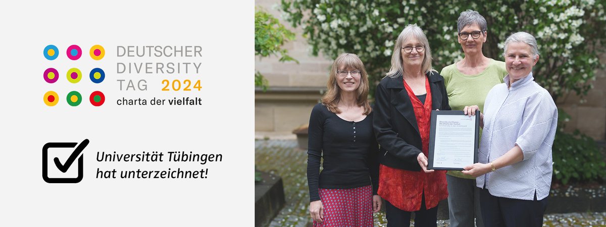 Zum Deutschen #Diversity-Tag unterzeichnet die @uni_tue die Charta der #Vielfalt – für gelebte Diversität auf dem Campus und darüber hinaus. uni-tuebingen.de/universitaet/a… #DDT24 #StimmeFürVielfalt #Diversität #Inklusion