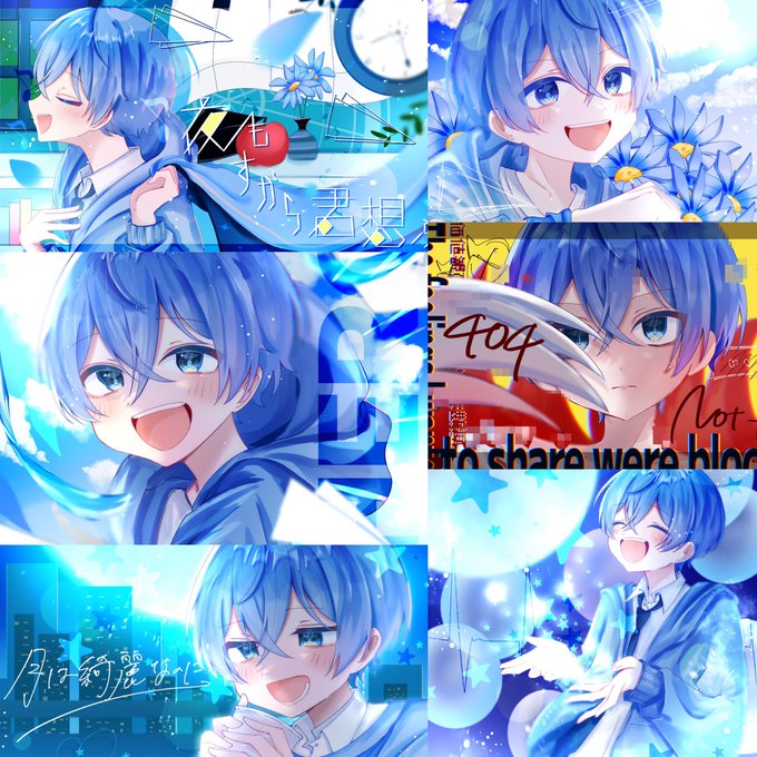 「1boy blue jacket」 illustration images(Latest)