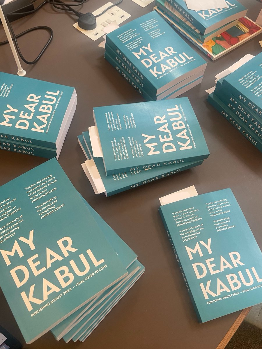 Untold Narratives (@writersuntold) on Twitter photo Exciting news! We’ve received uncorrected proof copies of My Dear Kabul, to be published on 15 August by <a href="/HodderBooks/">Hodder & Stoughton (no longer active)</a> /<a href="/CoronetBooks/">Coronet</a>. Supporters: <a href="/BagriFoundation/">Bagri Foundation</a> <a href="/ace_national/">Arts Council England</a> #AfghanWomen #LiteratureinTranslation 1/3 Exciting news! We’ve received uncorrected proof copies of My Dear Kabul, to be published on 15 August by <a href="/HodderBooks/">Hodder & Stoughton (no longer active)</a> /<a href="/CoronetBooks/">Coronet</a>. Supporters: <a href="/BagriFoundation/">Bagri Foundation</a> <a href="/ace_national/">Arts Council England</a> #AfghanWomen #LiteratureinTranslation 1/3