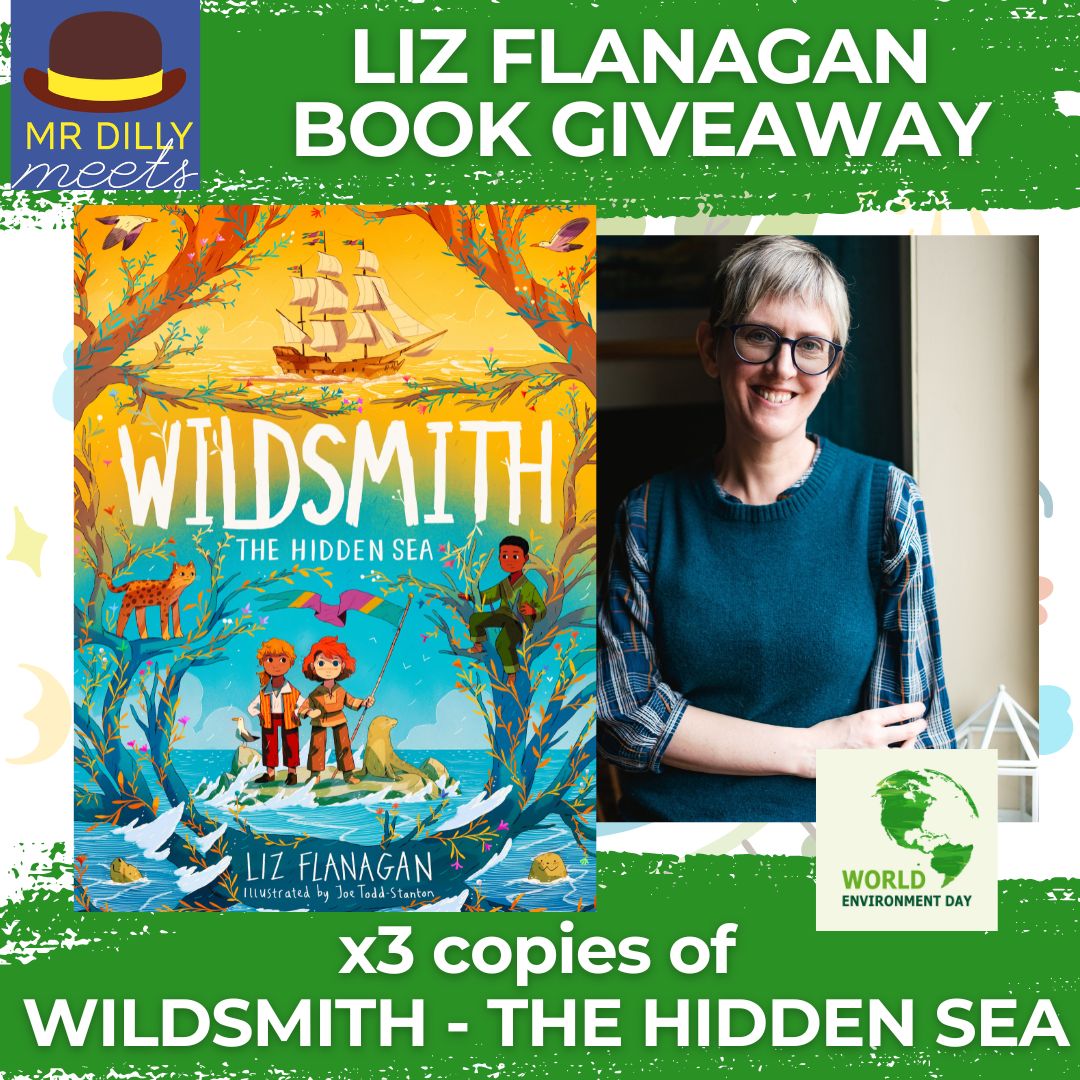 #GIVEAWAY! WIN x3 copies of WILDSMITH -THE HIDDEN SEA by LIZ FLANAGAN @lizziebooks 🌊Enter RP, Like, Follow. Ends 5/6 UK only Join Liz & more for free online #WorldEnvironmentDay event 5th June 11am: tinyurl.com/6fj6eyc4 Perfect for #schools #WED2024 #GenerationRestoration