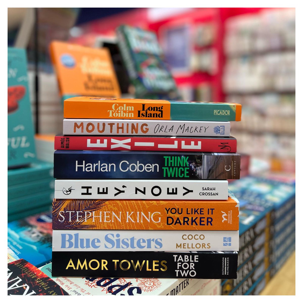 Dubray (@dubraybooks) on Twitter photo Some fantastic new titles here!
#cocomellors <a href="/amortowles/">amor towles</a> <a href="/StephenKing/">Stephen King</a> <a href="/SarahCrossan/">Sarah Crossan</a> <a href="/HarlanCoben/">Harlan Coben</a> <a href="/thereadparts/">thereadparts</a> <a href="/orlamackey/">Orla Mackey</a> #ColmTóibĆn
dubraybooks.ie/pp/just-landed Some fantastic new titles here!
#cocomellors <a href="/amortowles/">amor towles</a> <a href="/StephenKing/">Stephen King</a> <a href="/SarahCrossan/">Sarah Crossan</a> <a href="/HarlanCoben/">Harlan Coben</a> <a href="/thereadparts/">thereadparts</a> <a href="/orlamackey/">Orla Mackey</a> #ColmTóibĆn
dubraybooks.ie/pp/just-landed