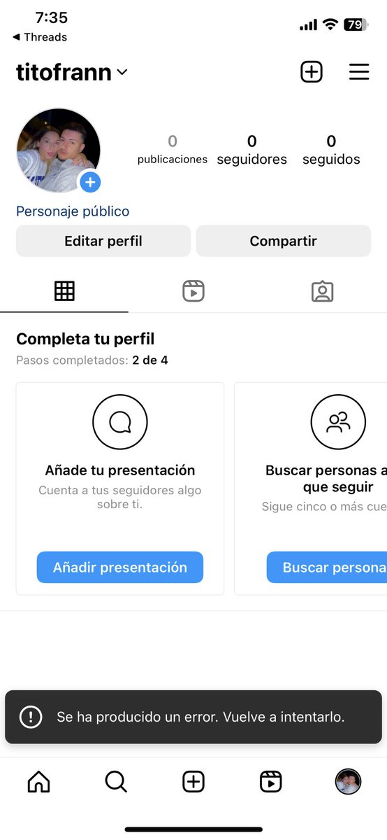 TitoFrann's tweet photo. Alguien me explica porque llevo 2 dias sin poder entrar en ig? https://t.co/DBRyMjFA7q