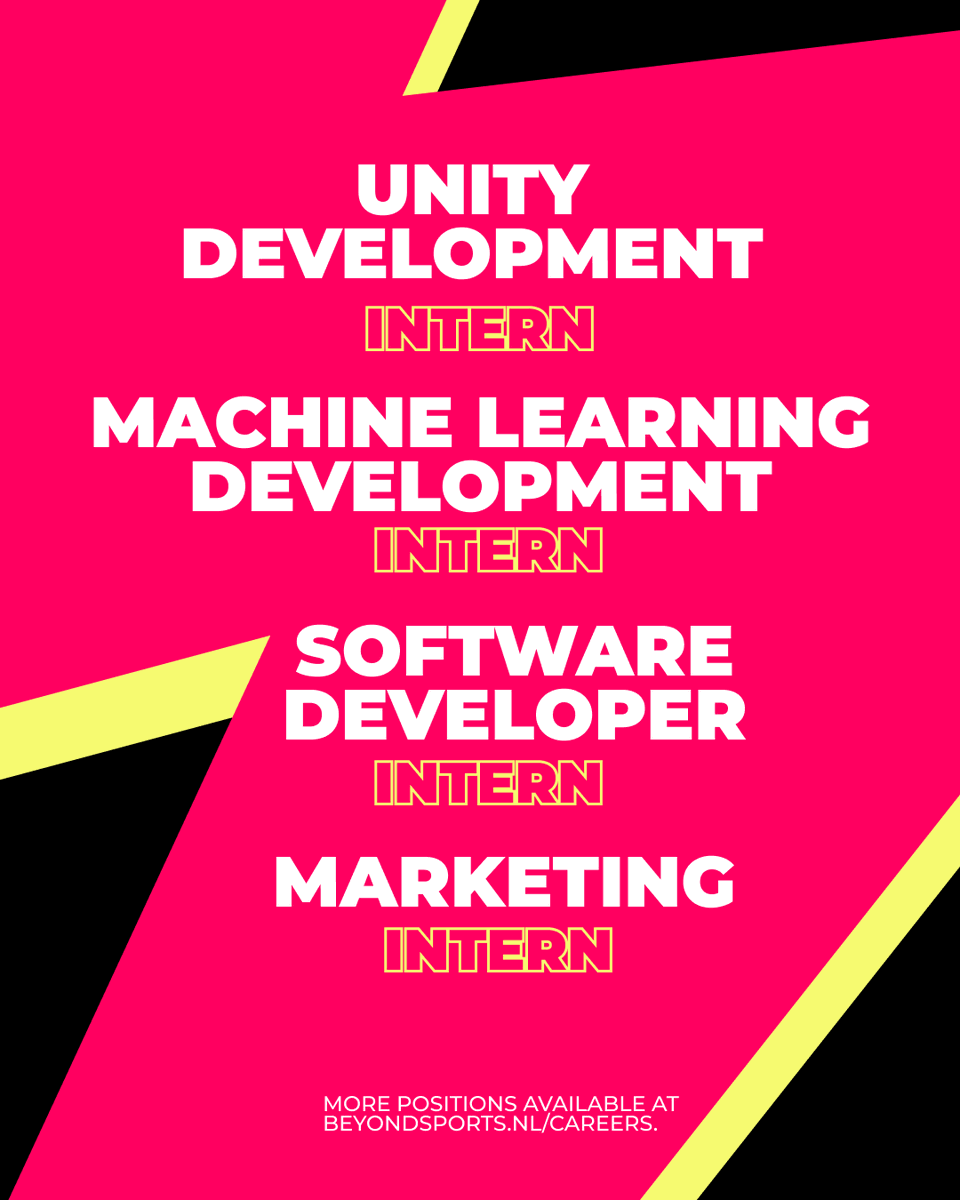 beyondsportsvr's tweet photo. We're looking for rockstar interns to help shape the future of sports tech! 🚀 Get hands-on experience, develop your skills, and contribute to projects that are changing the way sports are being consumed 😎
Apply now and step into the future of sports
🌐 https://t.co/XOFPzfKnAE https://t.co/BsYfwe1EVa