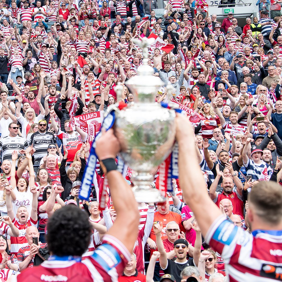 Lifting @TheChallengeCup No.20! 🏆 Show us your photos from a special win at the Tottenham Hotspur Stadium, Warriors! 👇📸 🎟️ wwrl.net/cupfinal #WWRL #ChallengeCup