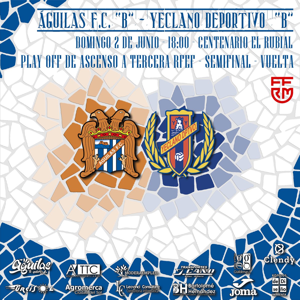 | PRÓXIMO PARTIDO - FILIAL |

📅 Domingo 2 de junio
⏰ 18:00h
🏟️ Centenario El Rubial
🆚 <a href="/Yeclano_dptvo/">Yeclano Deportivo</a> "B"
🏆 Play-Off de ascenso a Tercera RFEF
📍Semifinal (vuelta)
🎟️ Abonados y menores de 14 años: Gratis // General: 5€