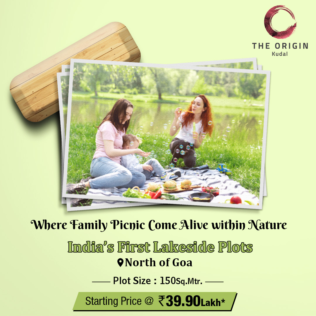 Where Family Picnic Come Alive within Nature
India's First Lakeside Plots, North of Goa
#TheOriginKudal #LakesideLiving #GoaLife #ResidentialPlots #NatureLovers #RealEstate #DreamHome #NorthGoa #PropertyInvestment #LuxuryLiving #GreenLiving #GoaLiving #LakesideLiving #DreamHome