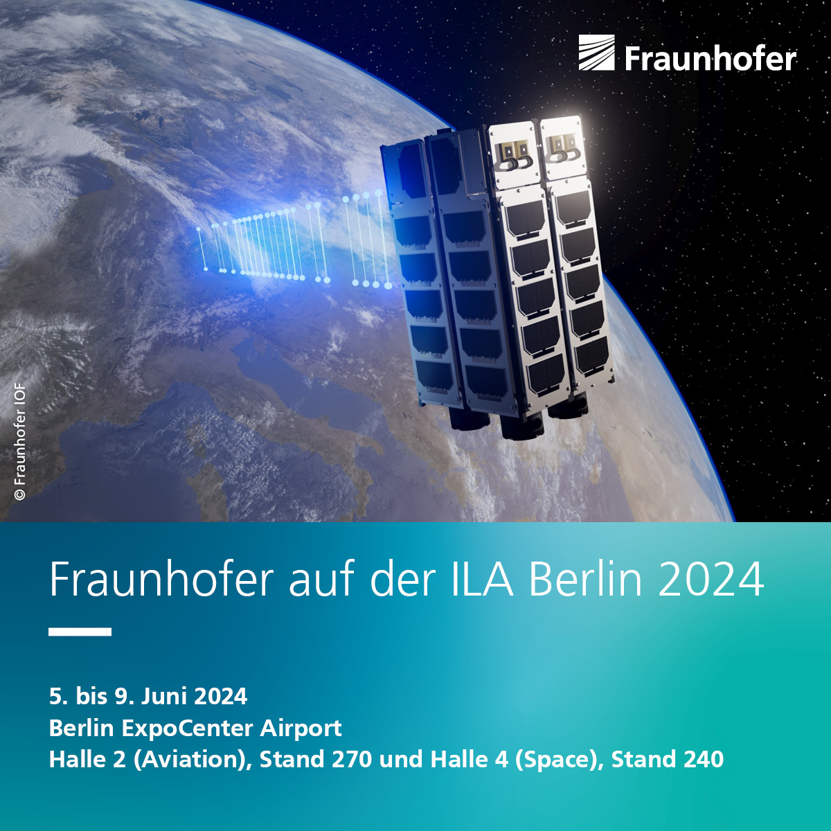 Urbane Luftfahrtsysteme, #Satellitentechnik für die Quantenverschlüsselung, ein Fluggerät für die Waldbranderkennung und viele weitere Themen präsentieren Fraunhofer-Forschenden @FhAviationSpace vom 5. bis 9. Juni auf der @ILA_Berlin. Kommen Sie vorbei!
s.fhg.de/529