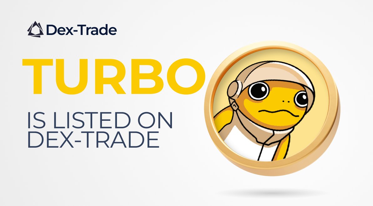 Turbo ๐ธ (@turbotoadtoken) on Twitter photo ๐ฃTURBO is Now Listed on <a href="/dextrade_/">Dex-Trade</a>
Spot Trading: Turbo ($TURBO) ๐ทTrading Pair: TURBO/USDT ๐ท
dex-trade.com/news/turbo-is-โฆโฆThe following pair is supported: TURBO/USDT dex-trade.com/spot/trading/Tโฆโฆ
Dex-Trade is responsible for having the highest security and technology in digital ๐ฃTURBO is Now Listed on <a href="/dextrade_/">Dex-Trade</a>
Spot Trading: Turbo ($TURBO) ๐ทTrading Pair: TURBO/USDT ๐ท
dex-trade.com/news/turbo-is-โฆโฆThe following pair is supported: TURBO/USDT dex-trade.com/spot/trading/Tโฆโฆ
Dex-Trade is responsible for having the highest security and technology in digital