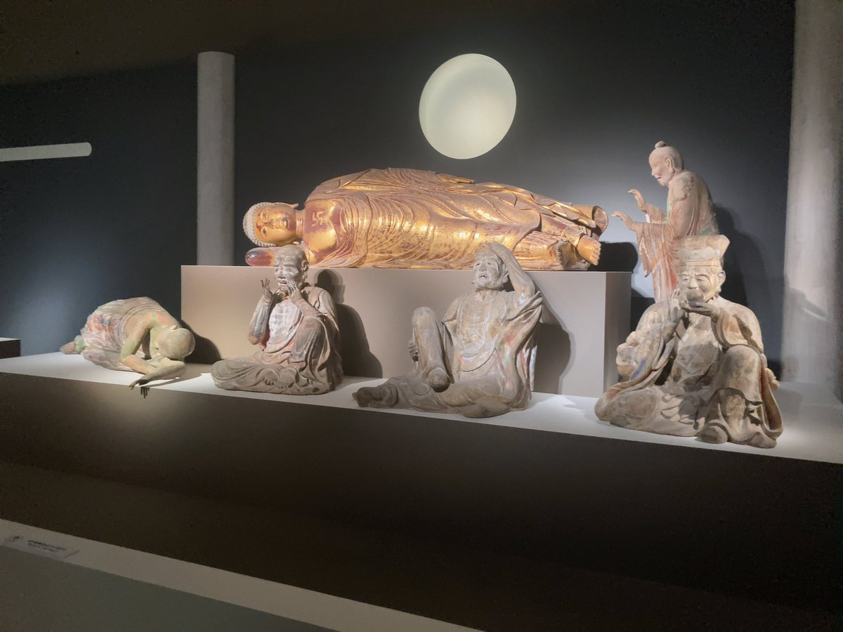 keiobussei's tweet photo. 先日は東京国立博物館で開催中の特別展『法然と極楽浄土』の見学に行きました。『法然上人絵伝』や『五百羅漢図』、『往生要集』などの作品を目の当たりにし、とても貴重な経験でした🙏 https://t.co/DtkKL3Vq8C