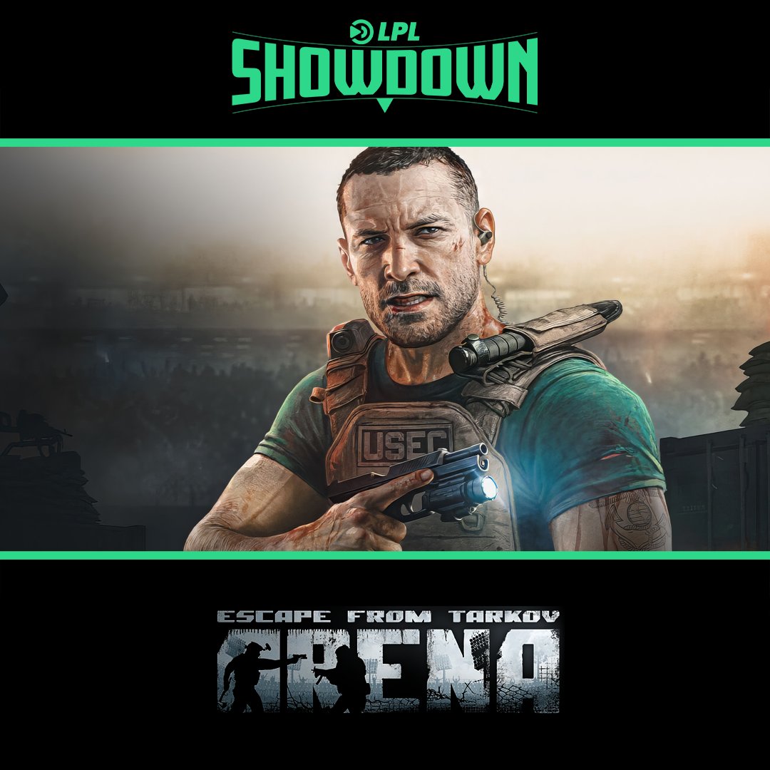 Join WEEKLY LPL SHOWDOWN Escape From Tarkov Arena Tournaments for FREE. Fight in the hidden gladiator arenas of Tarkov and dominate the competition for physical and digital prizes in the Showdown Showcase.

Sign up FREE at lplgg.co/SHOWDOWN-Tarkov

#LPLSHOWDOWN