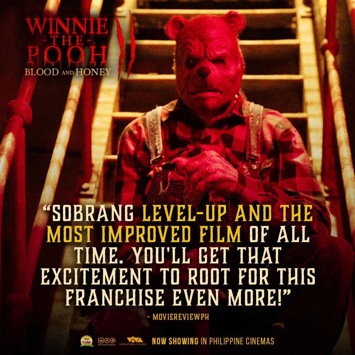 From FAIRY TALES to DEADLY TALES, you will root for this FRANCHISE! Catch 'WINNIE THE POOH: BLOOD and HONEY 2', NOW SHOWING In Philippine Cinemas! #WinnieThePooh2 #Blood&Honey2