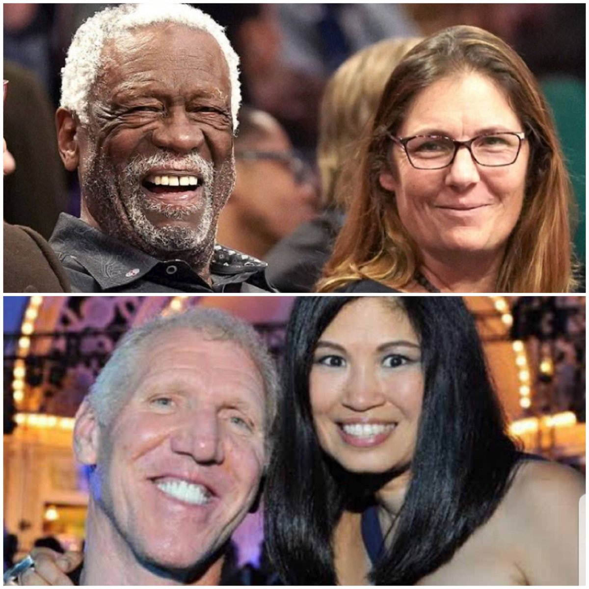 DeborahDodson1's tweet photo. Same creatures just switchin out #SKINS #BLACKFACE #ASIANFACE
#BillWalton is #BillRussell https://t.co/poSsKfx2RS