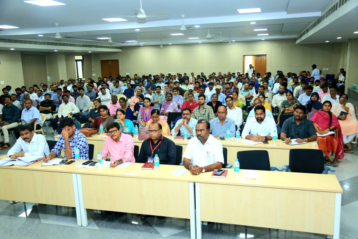 Counting training at IDOC mahabubnagar..