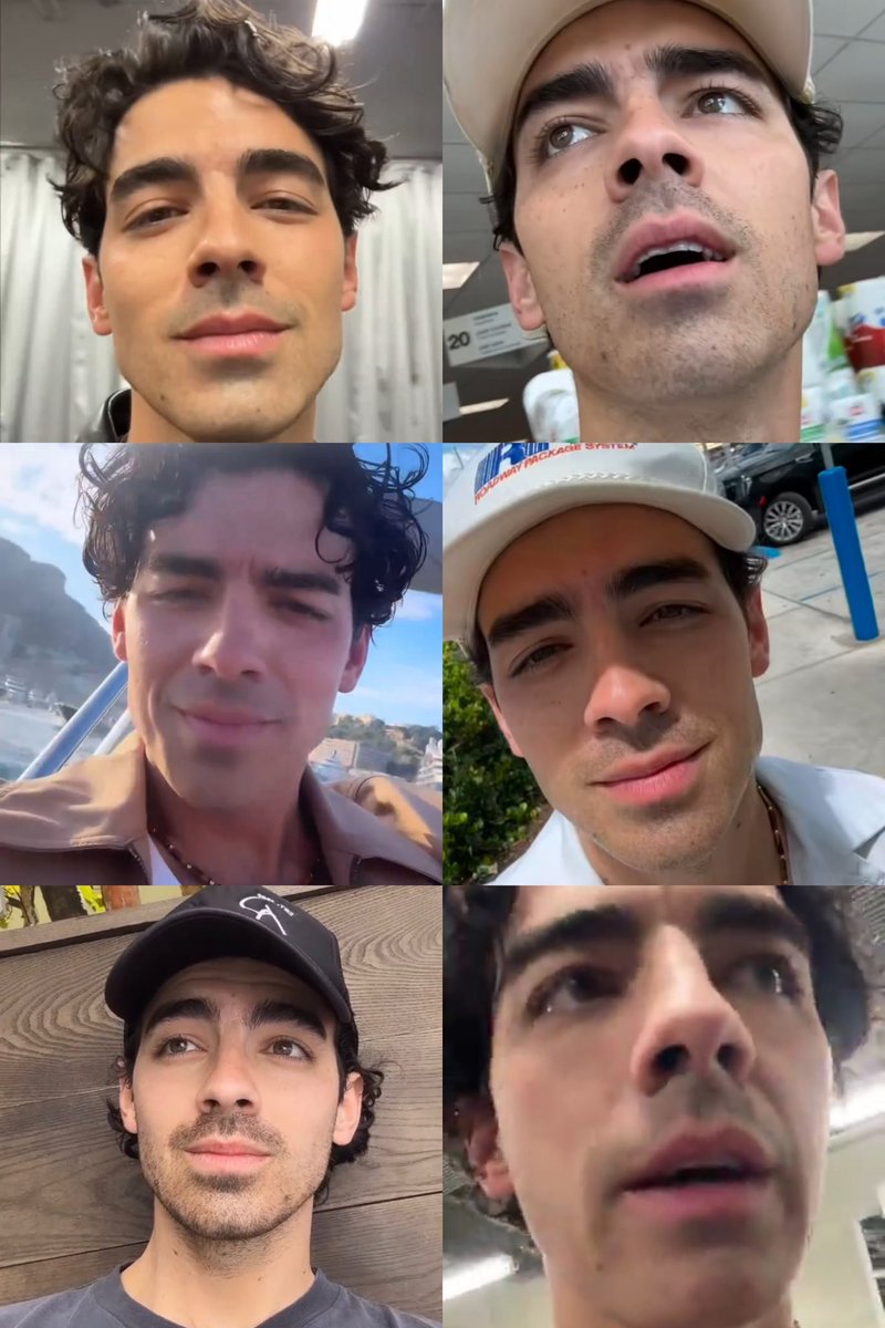 Joe Jonas’ face card is so insane I can use random screenshots from videos