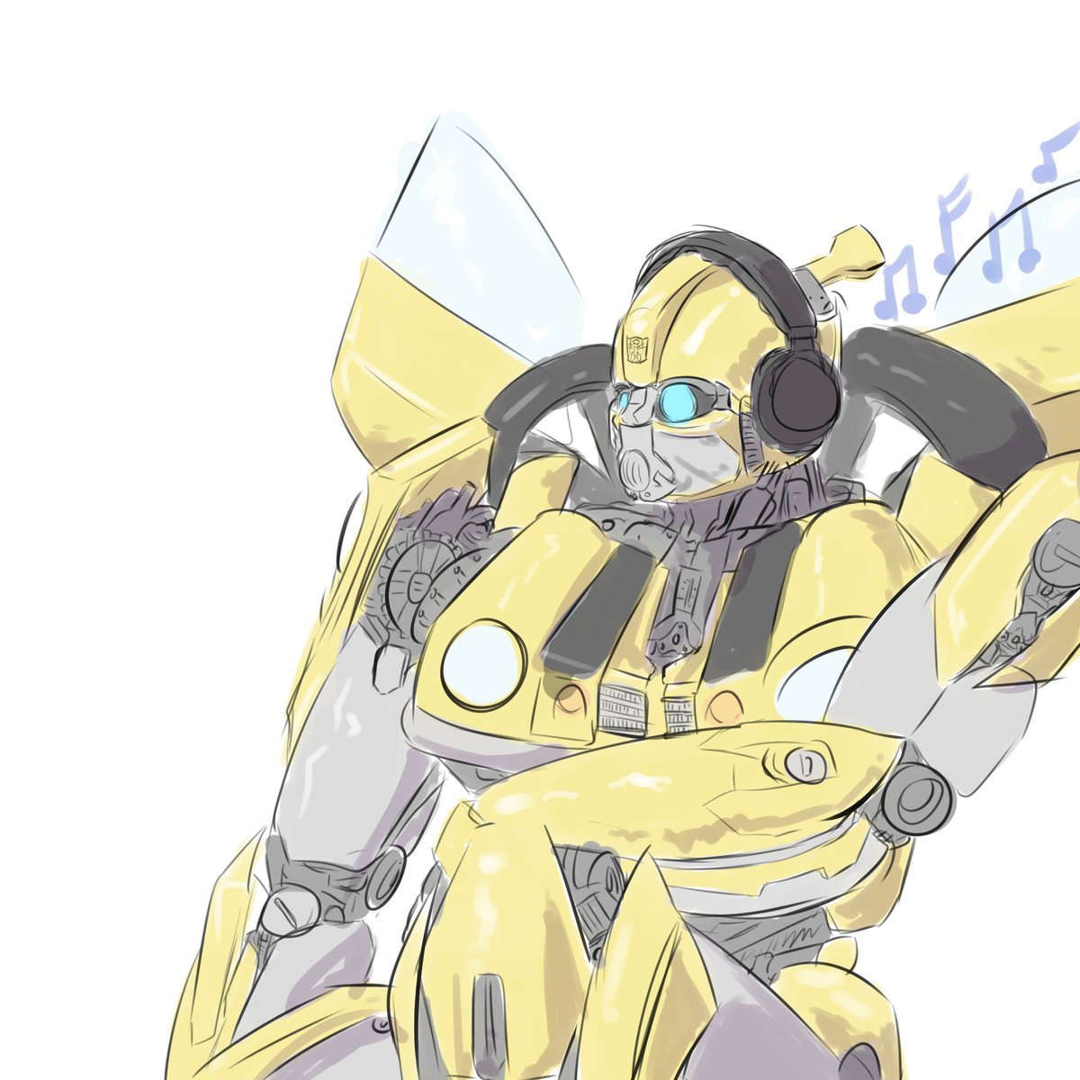 what kind of music do u think he listens to?
#transfomers #bumblebee