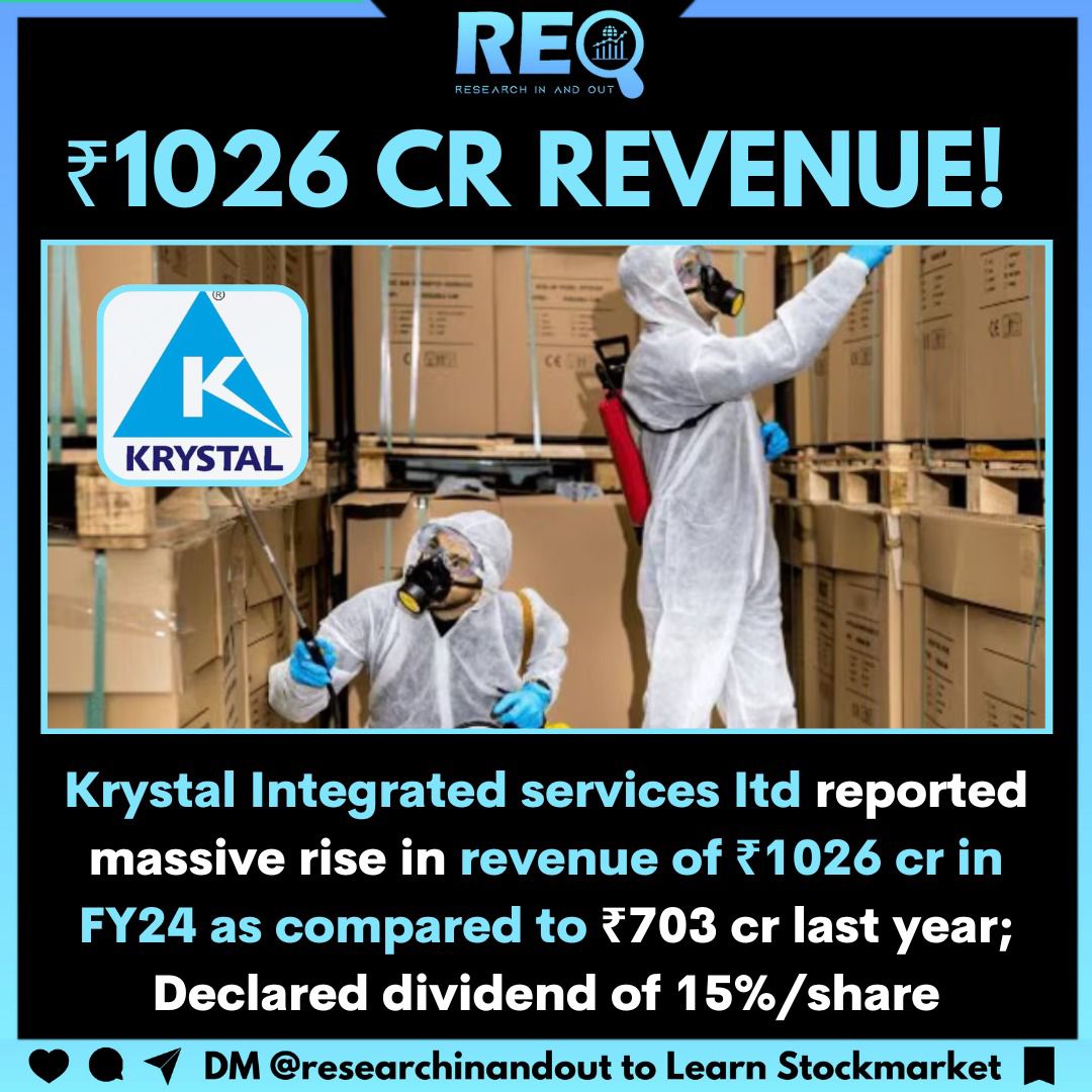 A stellar year for Krystal Integrated Service Limited! Revenue growth like this makes them a must-have in any portfolio.
 #KRYSTALfy24