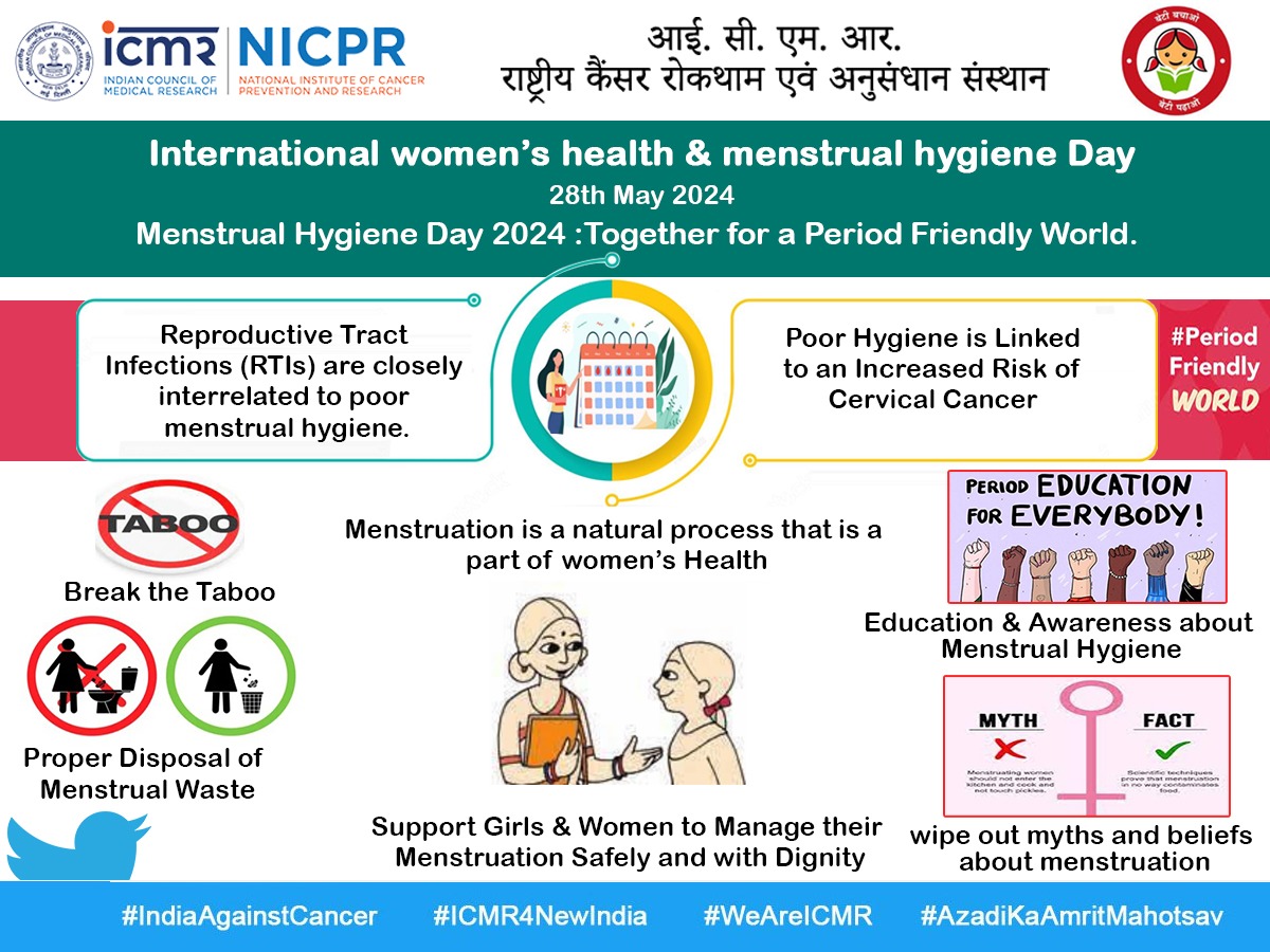 #MenstrualHygieneDay

🩸Together for a Period Friendly World 👫

#WomenHealth
#PublicHealth
#GenderEquality