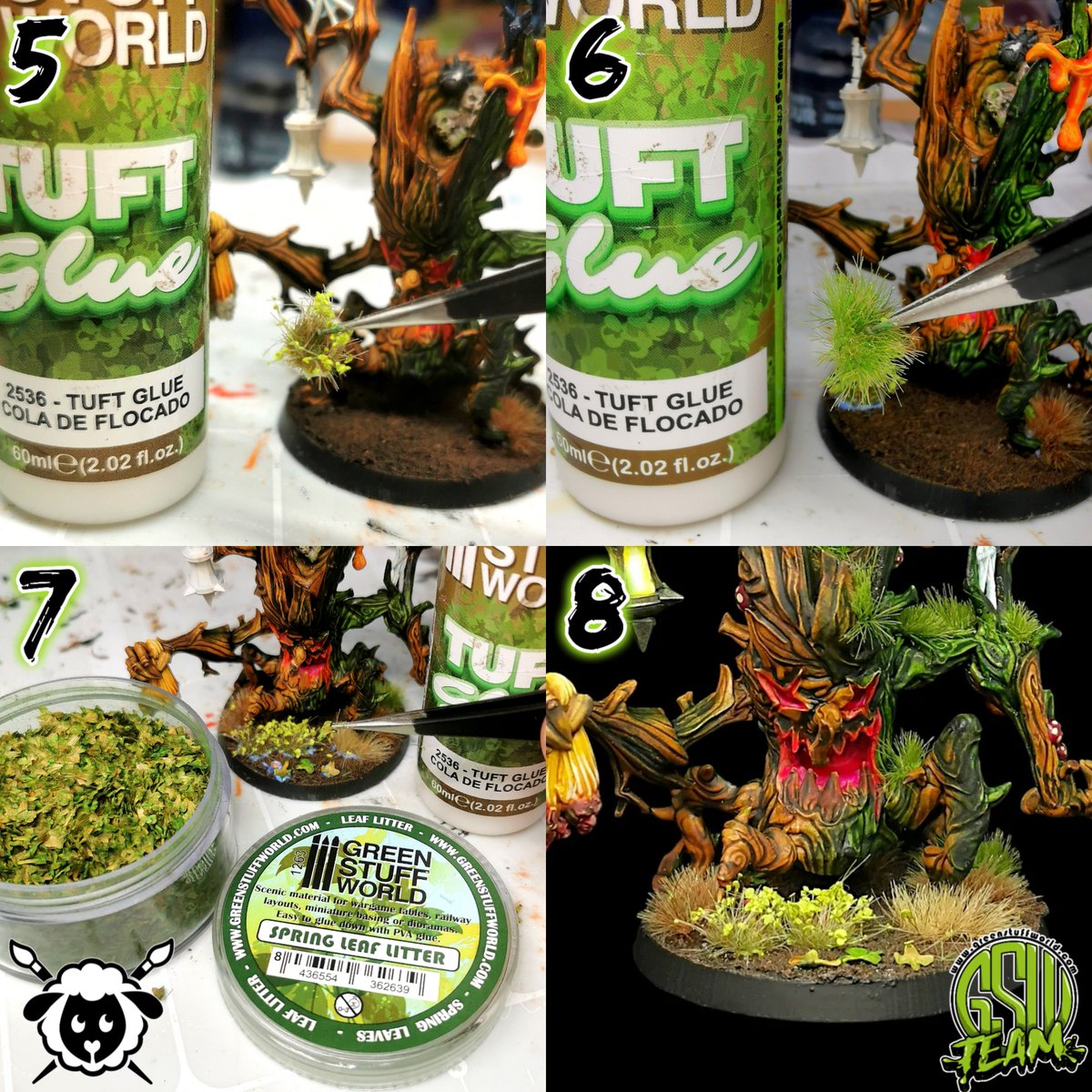 See how our collaborator Silvia @followtheblacksheep bases look like, using the materials to create a woodland atmosphere. If you visit our catalogue you will discover dozens of similar products for your miniatures! #warhammer #paintingminiatures #miniatures #paintingwarhammer