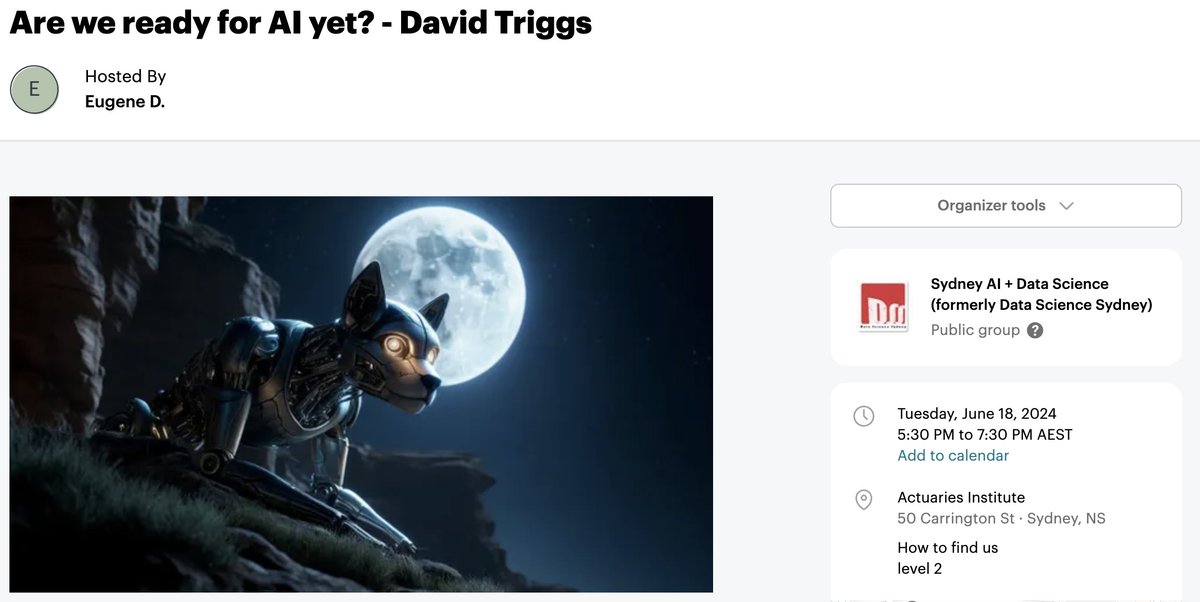 Sydney AI + Data Science tweet media