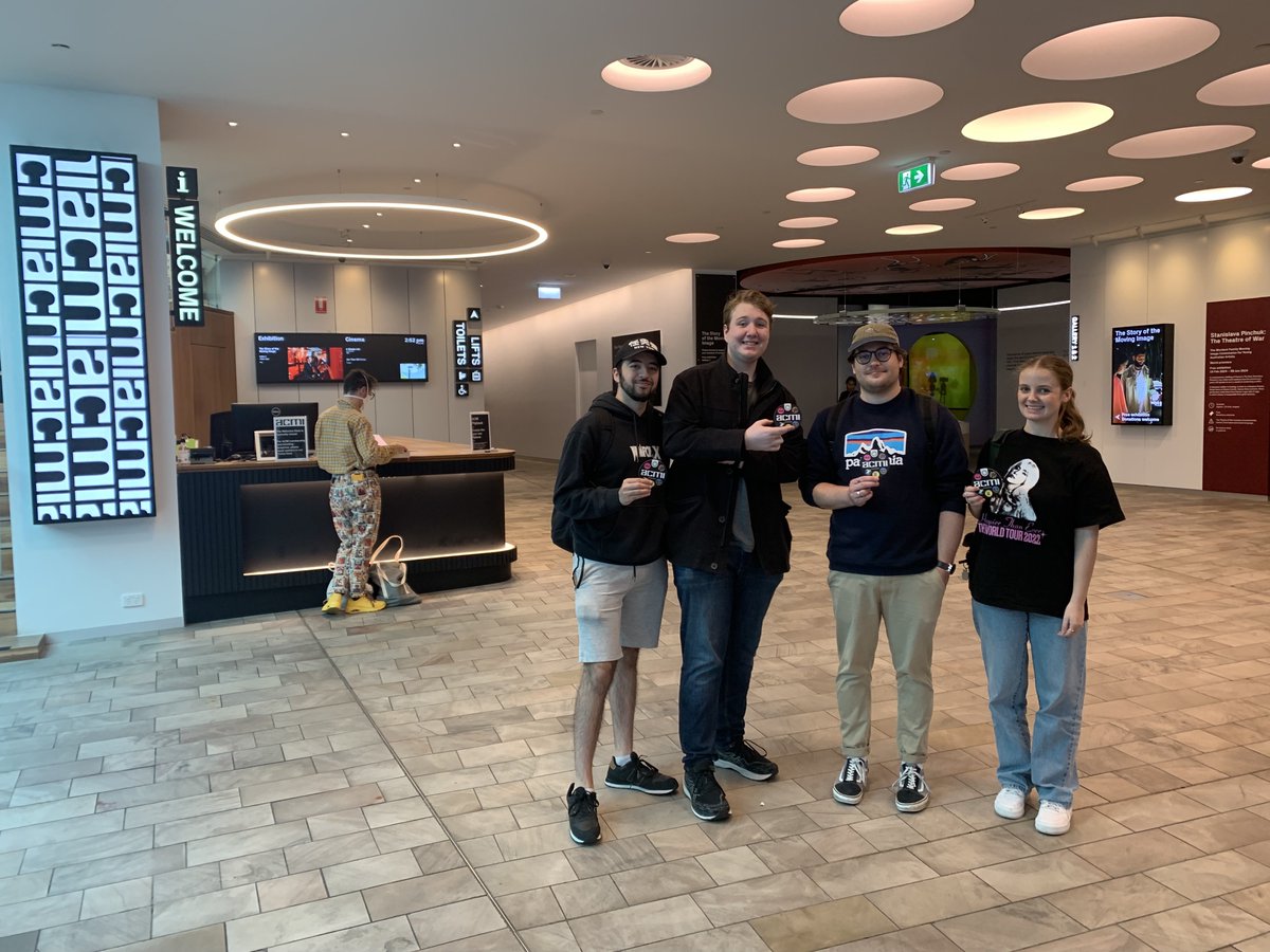 ScreenSwin's tweet image. What a great Screen Studies semester, packed with field trips, sold-out @Lido trivia, guest sessions with @letterboxd EIC Gemma Gracewood, our seminar series, and ending with students pitching their streaming seasons @ACMI, look out for Wrestling with Reality on Cinema 3 soon!