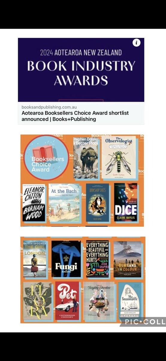 Extremely chuffed to be shortlisted for the Booksellers Choice Award, along with a wide-range of very fine Aotearoa books. Bookshops have been unbelievably supportive of Dice. Hope you can spend some time in a bookshop this weekend. <a href="/AllenAndUnwinNZ/">Allen & Unwin Aotearoa NZ</a> <a href="/AllenAndUnwin/">Allen & Unwin</a> <a href="/BooksellersNZ/">Booksellers Aotearoa</a>