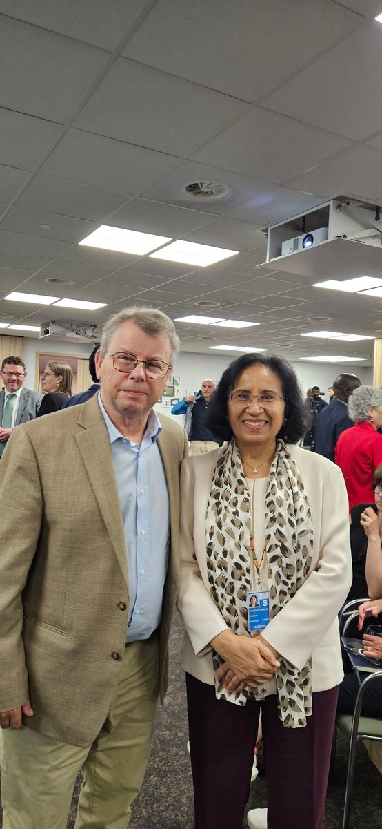 With Dr Neelam Dhingra Patient Safety lead @WHO at the IAPO/Synergist side event #WHA77 I spoke about the crucial and formal involvement of @HaemophiliaIRL in decision making in haemophilia in Ireland @Amanda_Bok