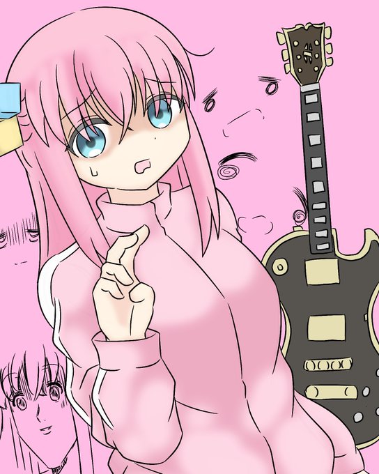 「pink hair track jacket」 illustration images(Latest)