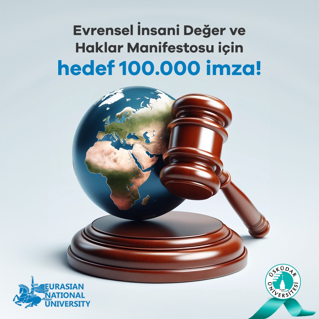 Filistin için "İnsan Hakları Manifestosunu" Üsküdar üniversitesi hazırladı..

Afrika’da ve son olarak Gazze’de yaşananlara dikkat çekmek için siz de bize katılın! 

İmzalamak için linke tıklayın!uskudar.edu.tr/manifesto/evre…
