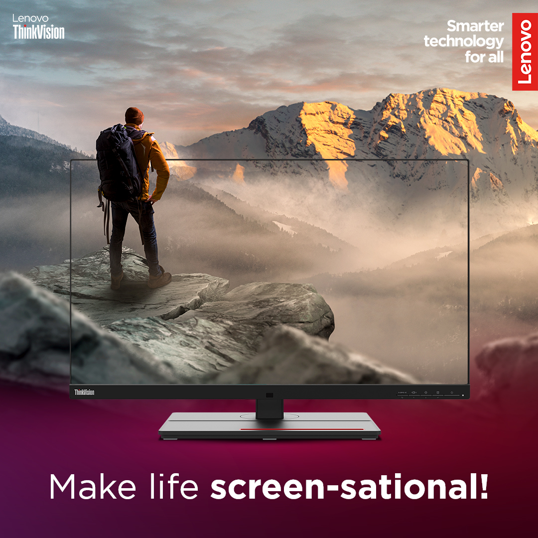 Lenovo_in's tweet image. Dive into a world of vibrant realism with our life-like screens! Colour accuracy is so good that it's a delight to look at even from wide angles. Check out here: lnv.gy/4dNDwfP

#Lenovo #SmarterTechnology #ThinkVision