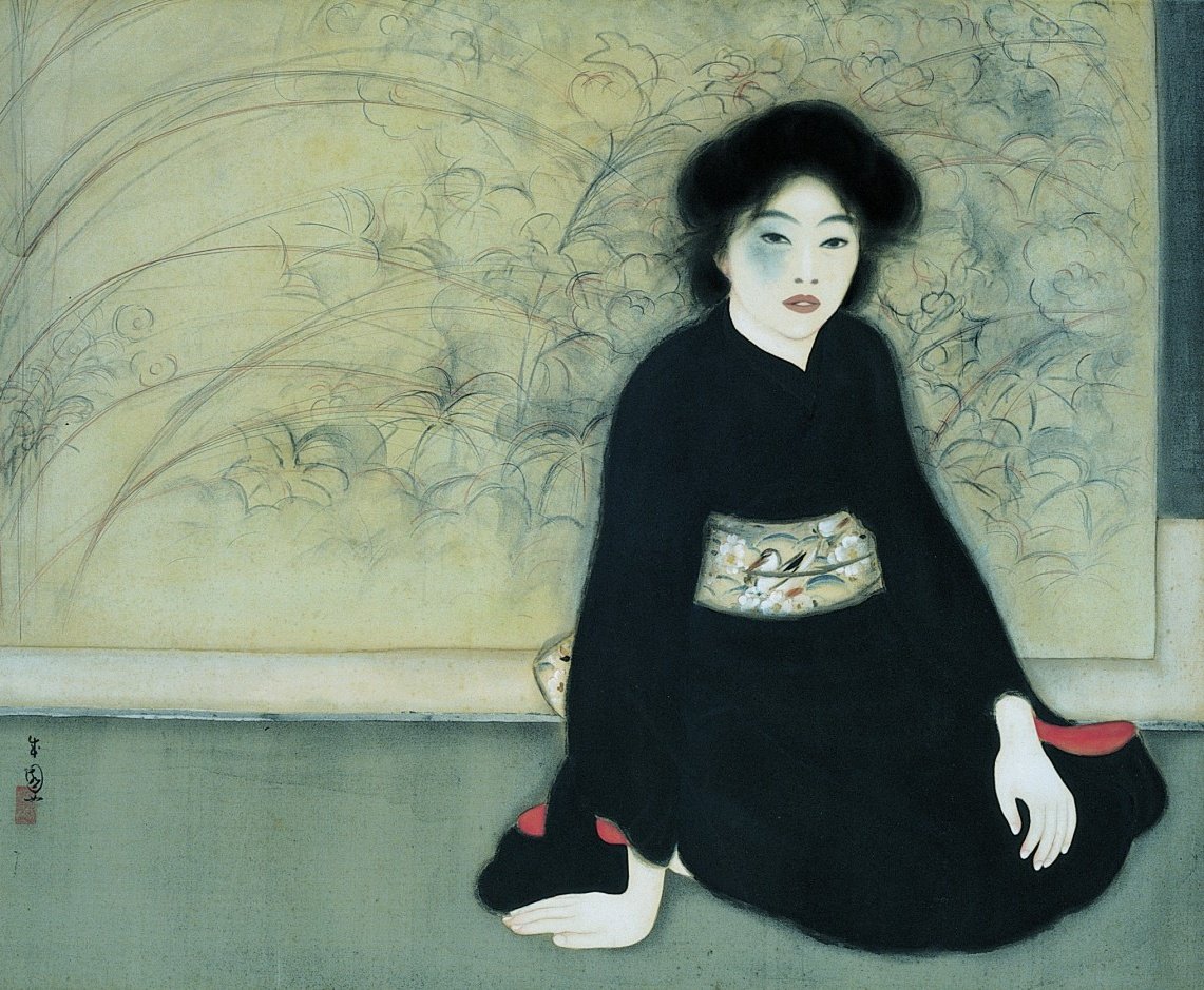 Shima Seien (島成園) (1892–1970) was a nihonga artist in the Taishō and Shōwa periods of Japanese history #WomensArt