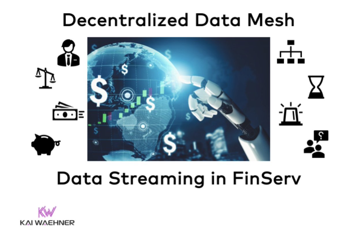 ''Decentralized #datamesh with #datastreaming in #financialservices'

This blog post explores an #apachekafka #casestudy where a data mesh was built across countries for loosely coupled data sharing but standardized enterprise-wide #datagovernance.

kai-waehner.de/blog/2022/10/2…'