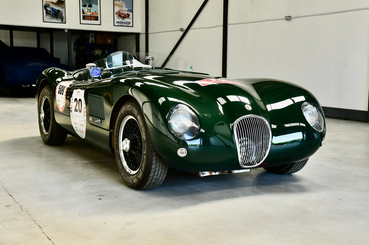 Classicmobilia's tweet image. Jaguar C Type 1952 "The closest you will get to the real thing" With FIA documents.
classicmobilia.com/showroom/12961… #jaguar #ctype #classiccar