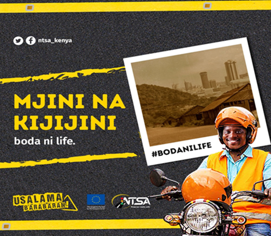 Bodaboda provides a convenient and easy means of transport. #BodaNiLife #UsalamaBarabarani