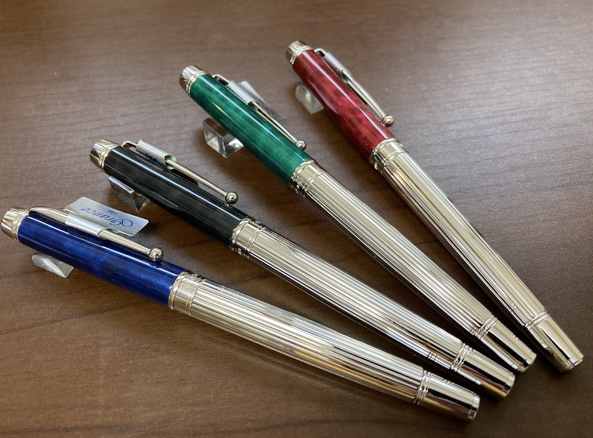 パイロットグランセロジウム＆マーブル万年筆グリーンF