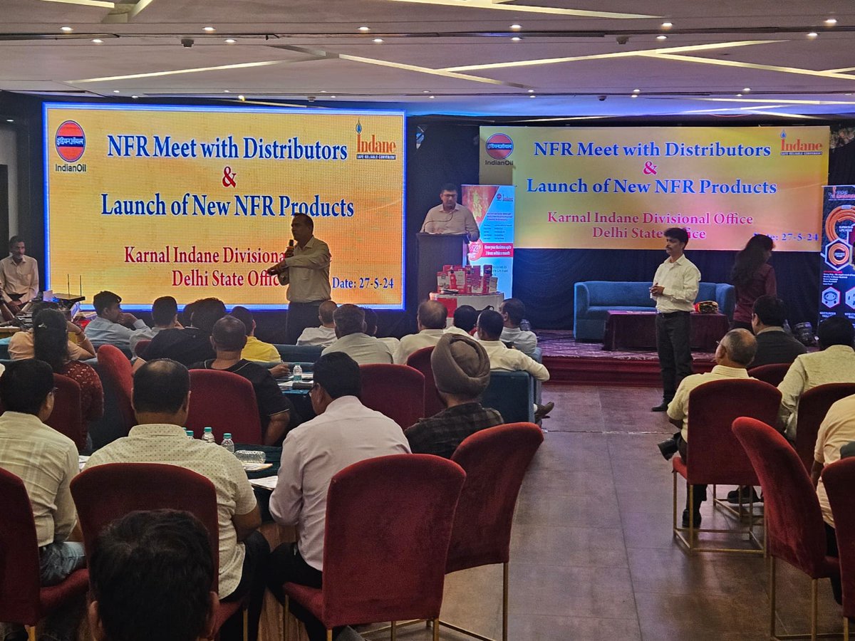 NFR training program was organised for distributors/deliverymen by Karnal IDO in the presence of HO official.NFR products & schemes explained to Distributors by NFR vendors.Participation of 140 distributors & deliverymen from Karnal IDO @DelhiIocl @IndianOilcl @ManojGu10100891