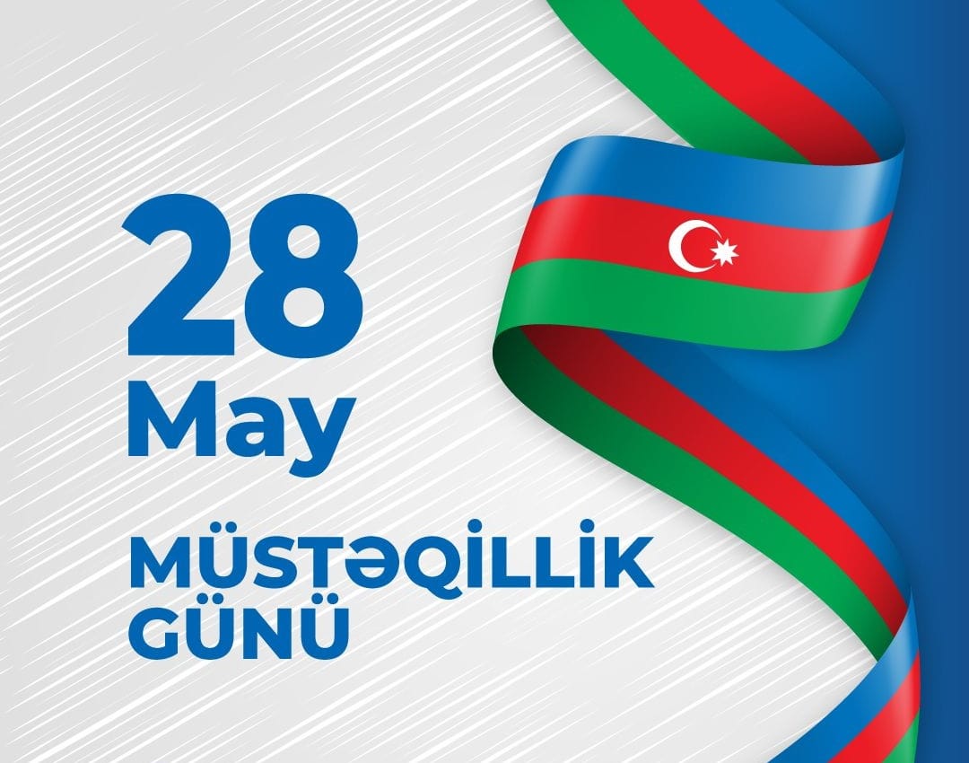 Happy Independence Day, Azerbaijan! 

Today we celebrate the establishment of the first Azerbaijan Republic on 28 May 1918. 

We honor our history and cherish our independence.