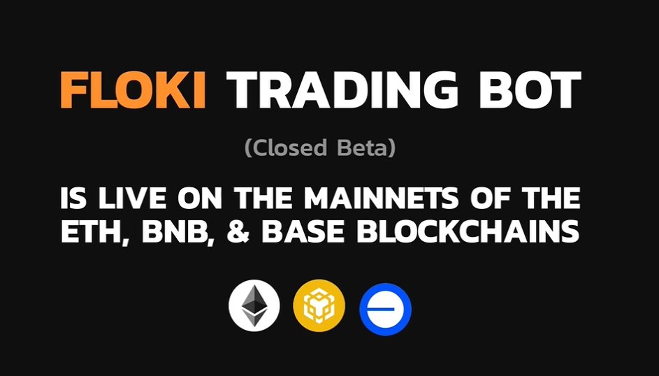$FLOKI dropped a huge announcement earlier today with the launch of their closed beta multi-chain trading bot on the MAINNET of the three biggest EMV chains!

50% of all fees generated through the bot will automatically buy and burn #FLOKI enhancing it's deflationary aspect!