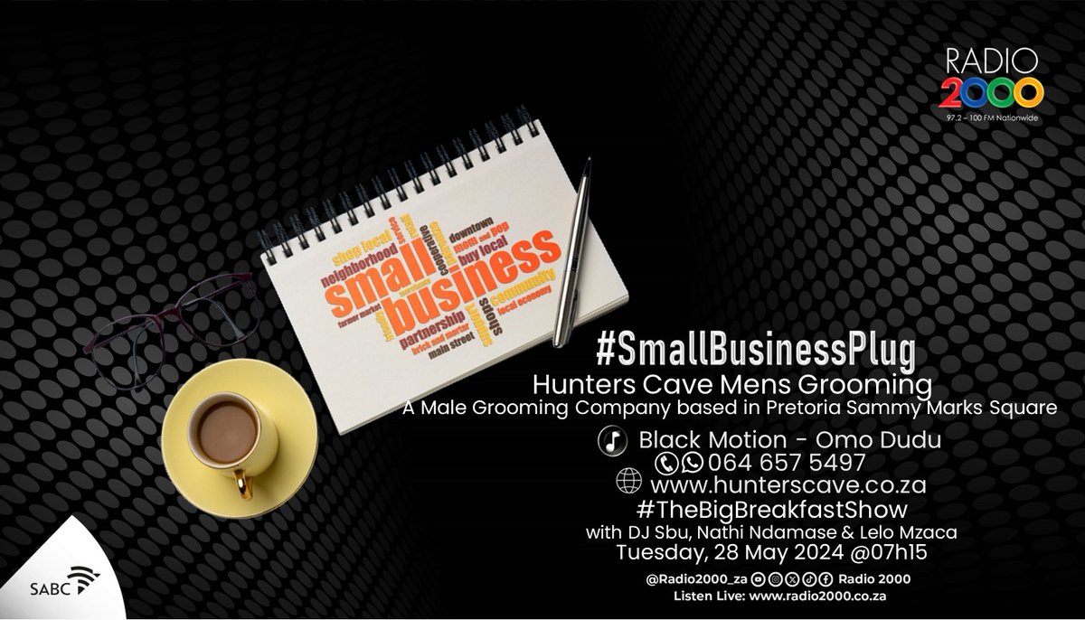 #SmallBusinessPlug | #TheBigBreakfastShow

@djsbu @LeloMzaca