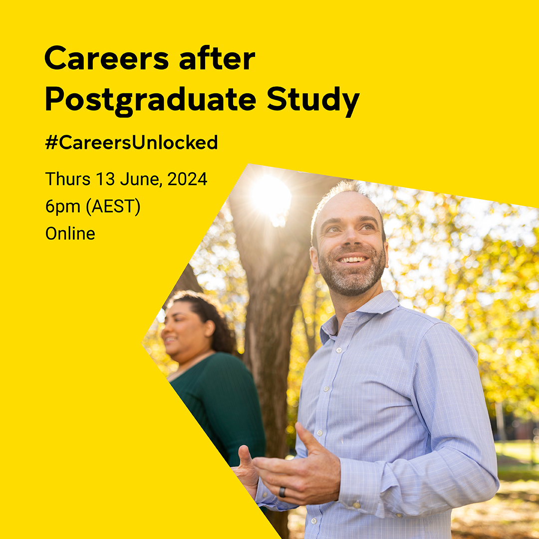 What career possibilities will your postgraduate study unlock? Join the upcoming #CareersUnlocked event and discover how a postgraduate qualification can supercharge your career. 📆 13 June 2024, 6:00 PM – 6:45 PM 💻 Online via LinkedIn Register here: linkedin.com/events/7198505…