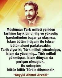 kalemdar's tweet photo. Türk tüm varlığı ile islamiyete koşarken hasretle İslama kavuşmanın mutlulunu yaşamştır Allahtan başka ilah yoktur diyen CİHAD emri ile ALP'LİK RUHUNU besleyen HAK YOLDA alimlerin akıttğı mürekkebi şehid kanından daha mübarek bulan İSLAM Türk’ü yeniden Türk’e buldurmuştur
ARVASİ https://t.co/CFfMm3azAR