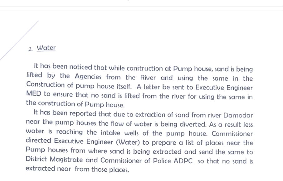 JitendraAsansol's tweet photo. Asansol Municipal Corporation admits that illegal extraction of sand is the cause of inadequate water supply in Asansol.
They are seeking the help of Commissioner ADPC &amp; District Magistrate Paschim Burdwan https://t.co/Fxaq2Q6wVj