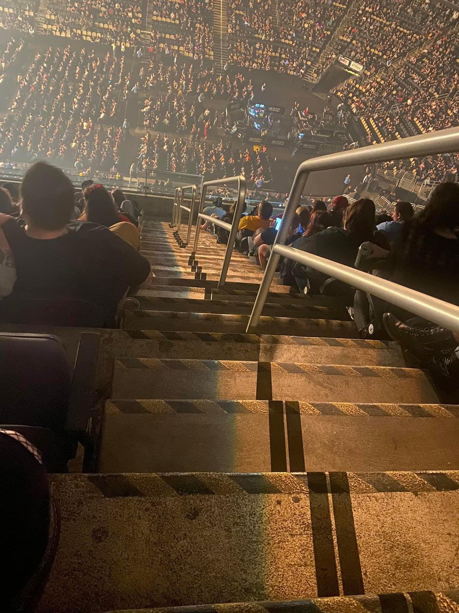 If we have to sit this high up, count me tf outttttt