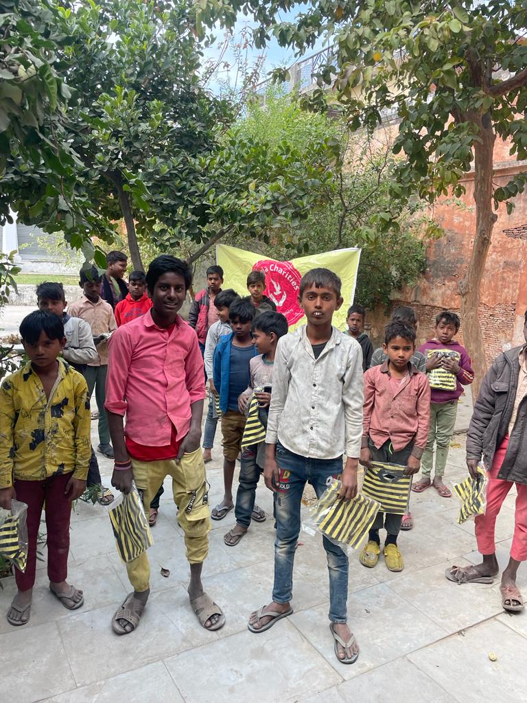 ✨ 'In Tilhar, Shahjahanpur, the smiles on children's faces as we distributed summer clothes were priceless. Small acts of kindness truly make a big difference. Thank you for supporting our cloth donation drive! 🌟 #GurgiaCharities #ClothDonationDrive #SpreadingSmiles' ✨