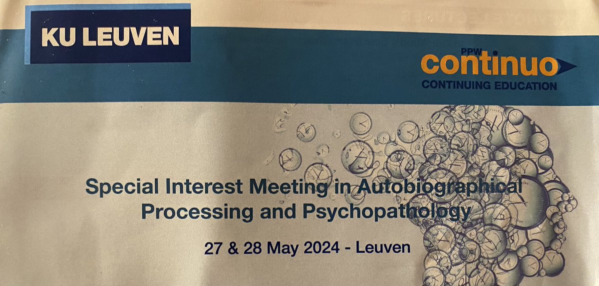 I really enjoyed presenting my latest study findings yesterday and am looking forward to day two of the conference today in beautiful Leuven