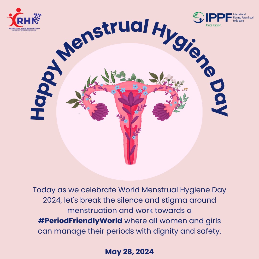 Today, we join the global community in celebrating #WorldMenstrualHygieneDay! At RHNK, we believe that every woman and girl deserves access to the resources and education needed to maintain hygiene during their menstrual cycle. Menstrual hygiene is crucial for the health,