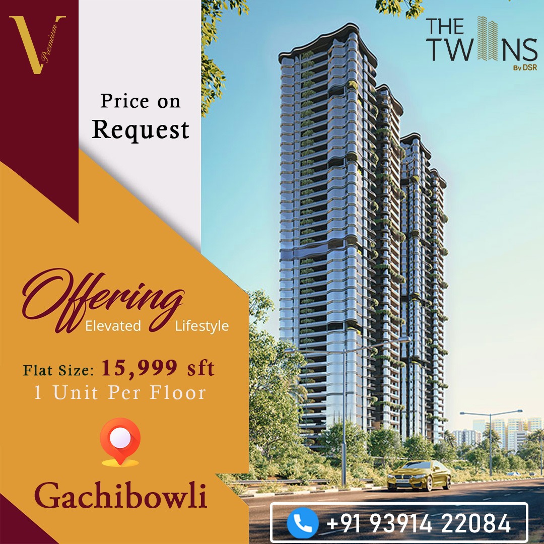 🏙️Calling all city dwellers! Take a look at this gorgeous highrise apartment in Hyderabad.
✅3 Acres
✅2 Towers with 85 Units
✅50,000 sft Clubhouse
📞Call: +91 93914 22084
propbuynsell.com/.../highrise..…

#dsrtwins #Hyderabad #apartment #homebuying #apartmentsforsale #luxuryapartments