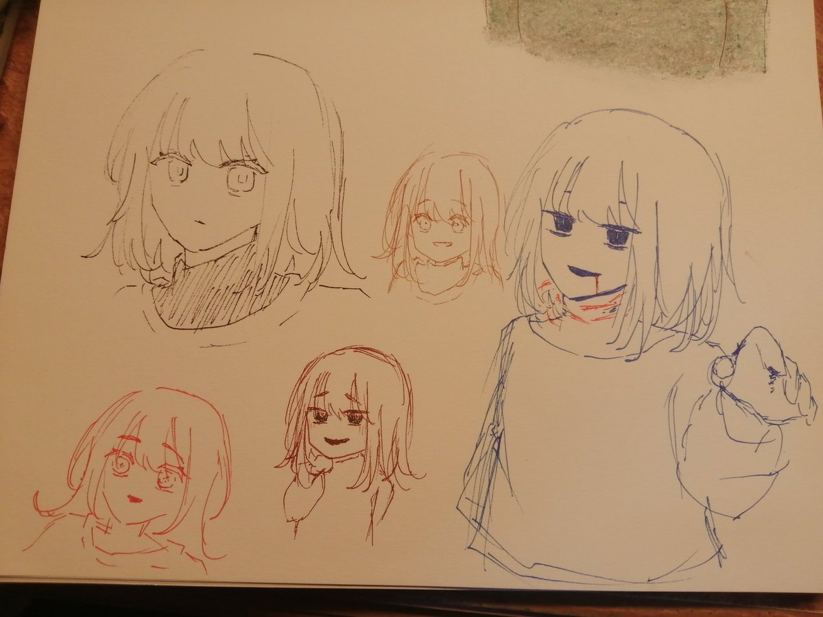With art supplies that I never really use.