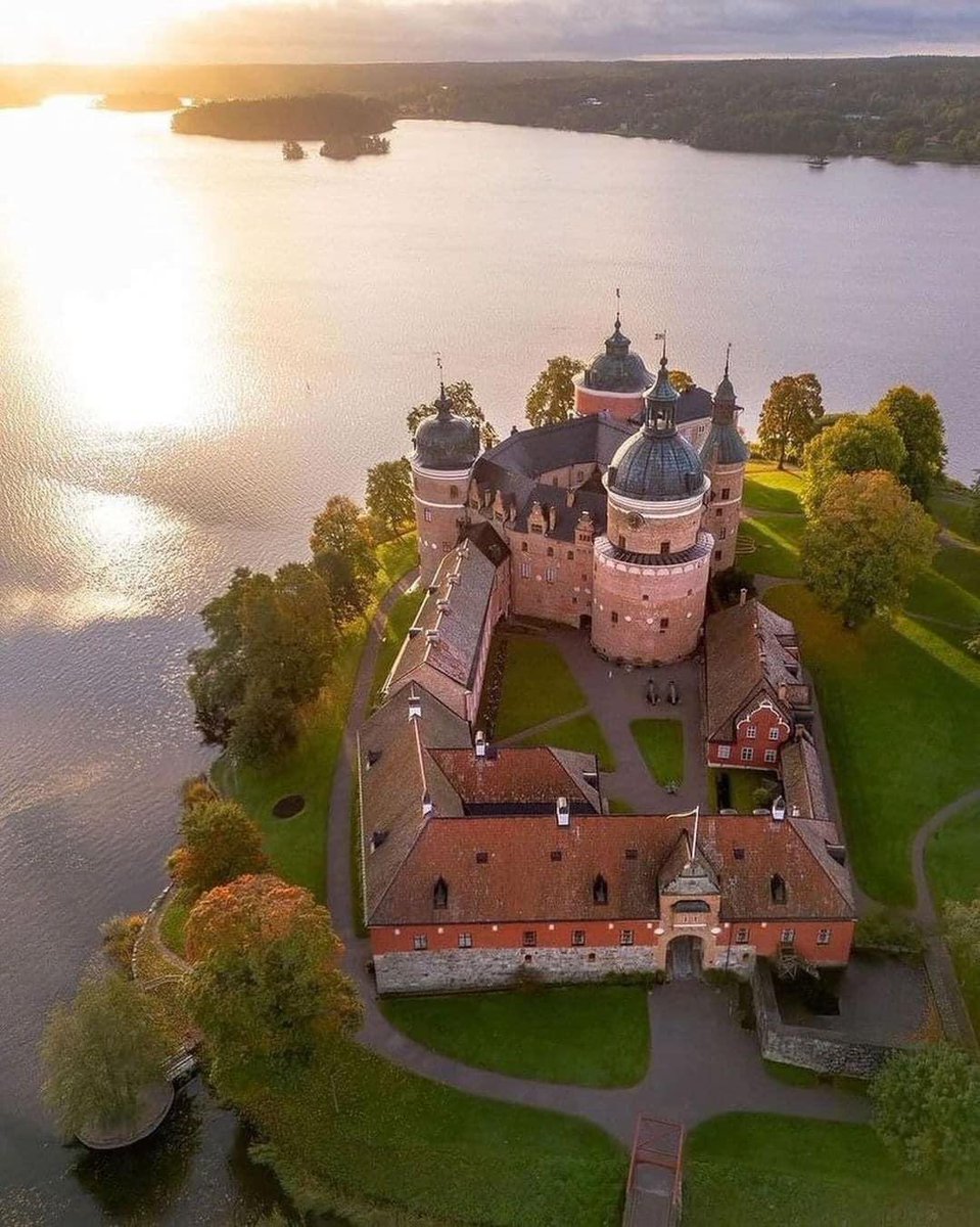 Gripsholm Castle is a castle in Mariefred, Södermanland, Sweden. It is located by lake Mälaren in the municipality of Strängnäs, about 60 km west of Stockholm.