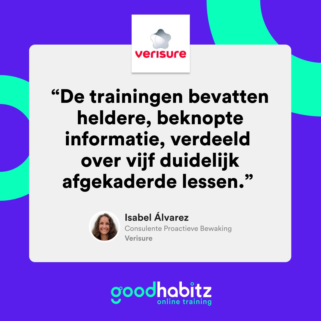 Ontmoet Isabel van Verisure. Zij heeft haar carrière naar nieuwe hoogten gebracht met de kracht van onze trainingen. Benieuwd wat haar favoriete trainingen zijn en hoe deze jou ook verder kunnen helpen? 🚀 Ontdek het succesverhaal van Verisure! 🌟 spkl.io/601240kxn